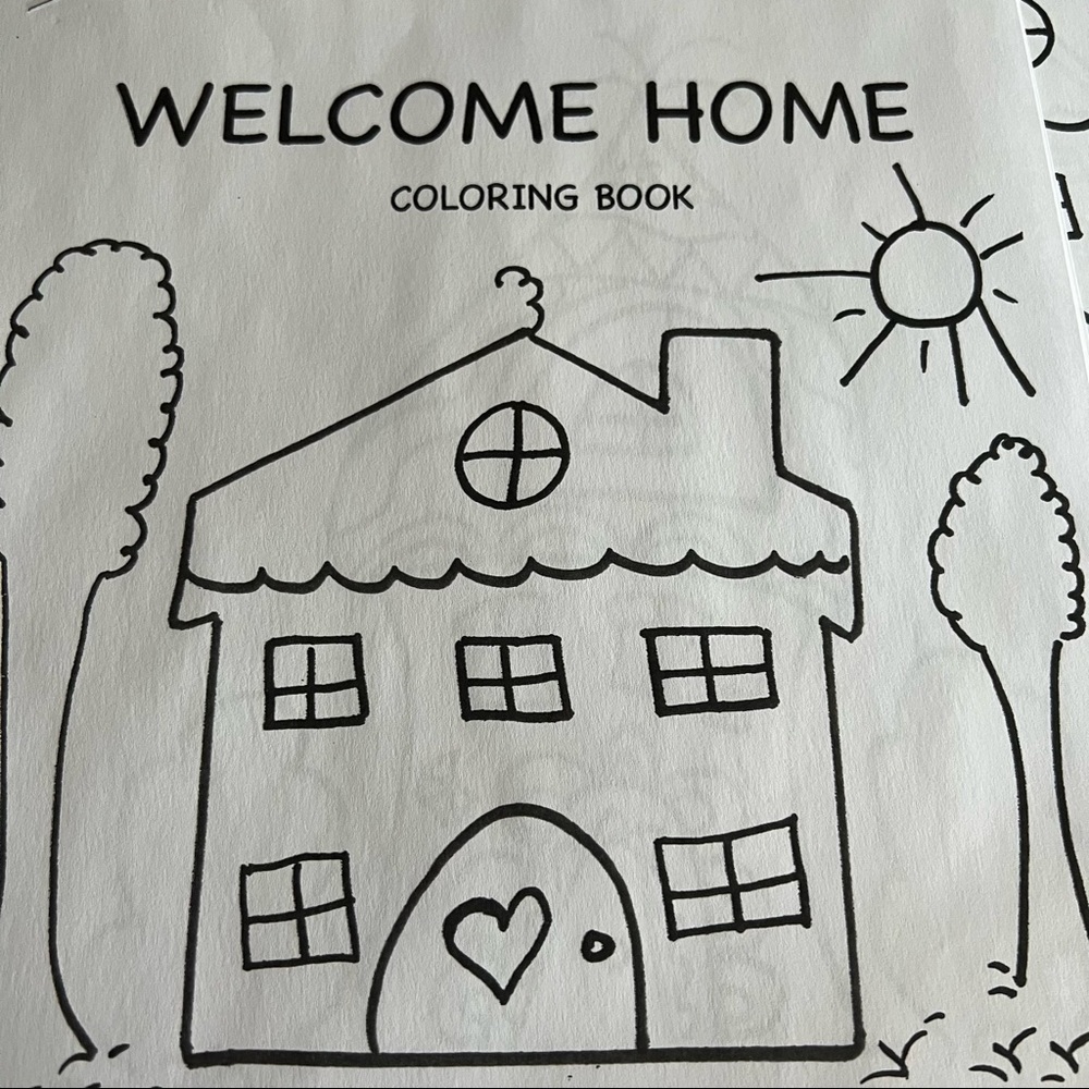 Coloring Book”Welcome Home” - Picture 5 of 6